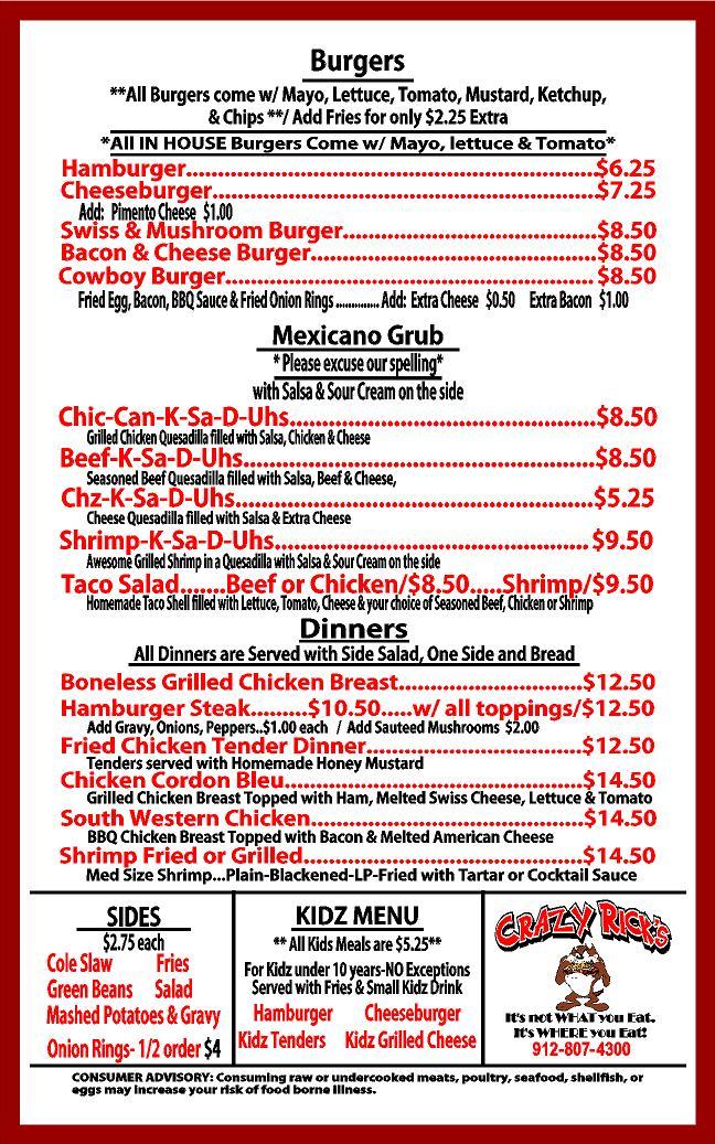 Crazy Rick's Cafe